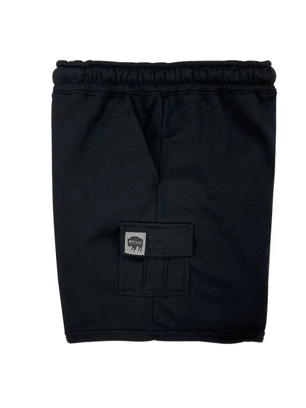 Buffalo Outdoors Bottoms^® Workwear Women's Four-Pocket Sweat Short-Black