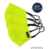 Buffalo Outdoors Face Covers^® Workwear Washable Face Cover 3-Pack-Hi Vis Yellow