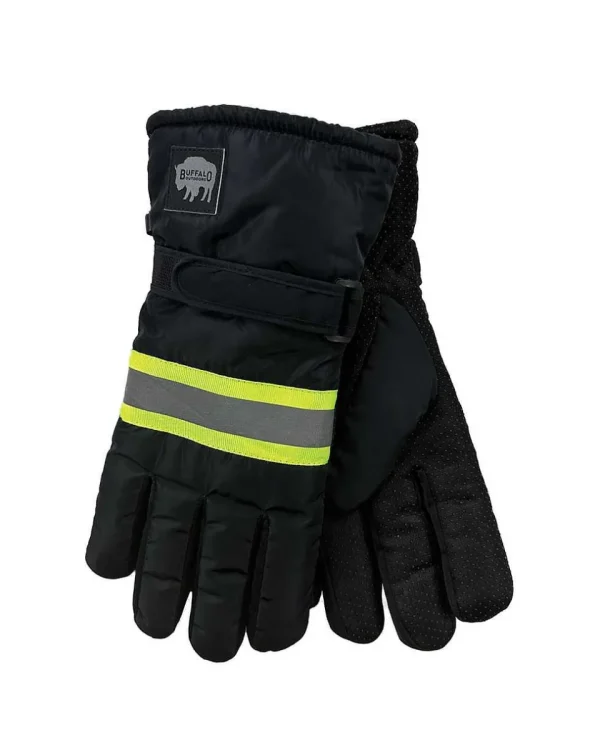 Buffalo Outdoors Gloves^® Workwear Men's Hi Vis Heavyweight Winter Glove-Yellow