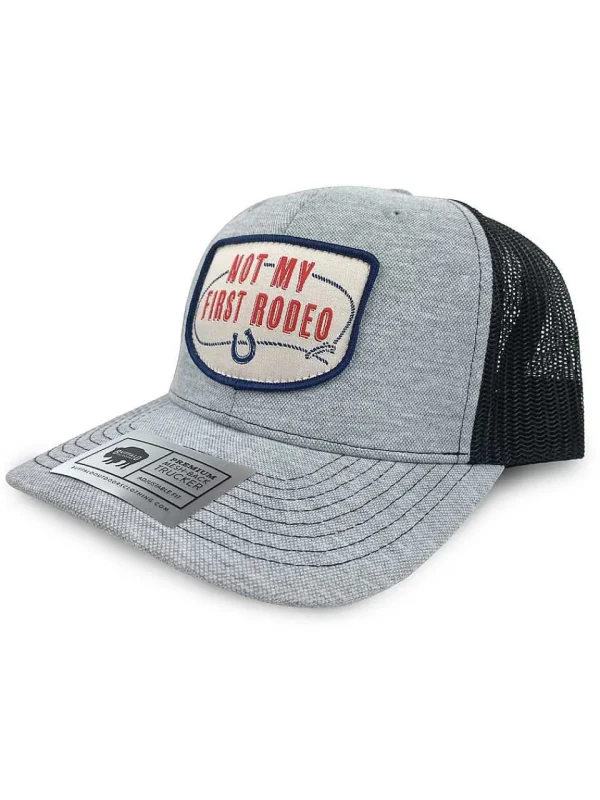 Buffalo Outdoors Trucker Hats^® Workwear 'Not My First Rodeo' Patch Trucker Hat