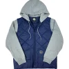 Buffalo Outdoors Vests^® Workwear Men's Quilted Vest Jacket-Navy Blue
