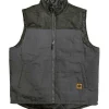 Buffalo Outdoors Vests^® Workwear Men's Reversible Insulated Work Vest-Charcoal/Black