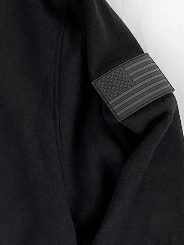 Buffalo Outdoors Hoodies & Sweatshirts For Men^® Workwear Men's Blackout Edition Usa Patch Hooded Sweatshirt