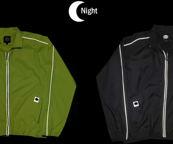 Buffalo Outdoors Men's Jackets^® Workwear Men's Reflective Windbreaker-Hi Vis Yellow