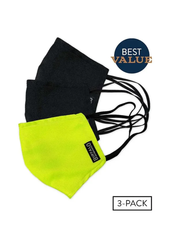 Buffalo Outdoors Face Covers^® Workwear Washable Face Cover 3-Pack-Mix