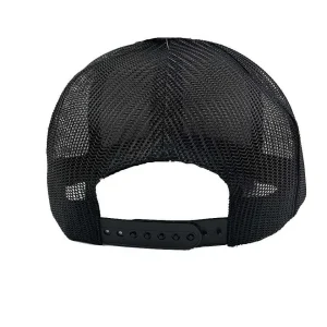 Buffalo Outdoors Trucker Hats^® Workwear Circle Patch Trucker Hat- Black/Black