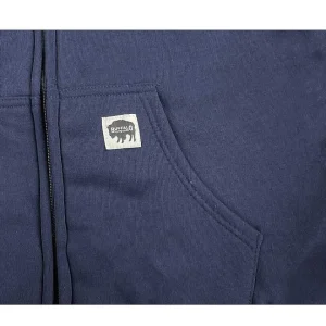Buffalo Outdoors Hoodies & Sweatshirts For Men^® Workwear Men's Sherpa Lined Hooded Sweatshirt-Navy Blue