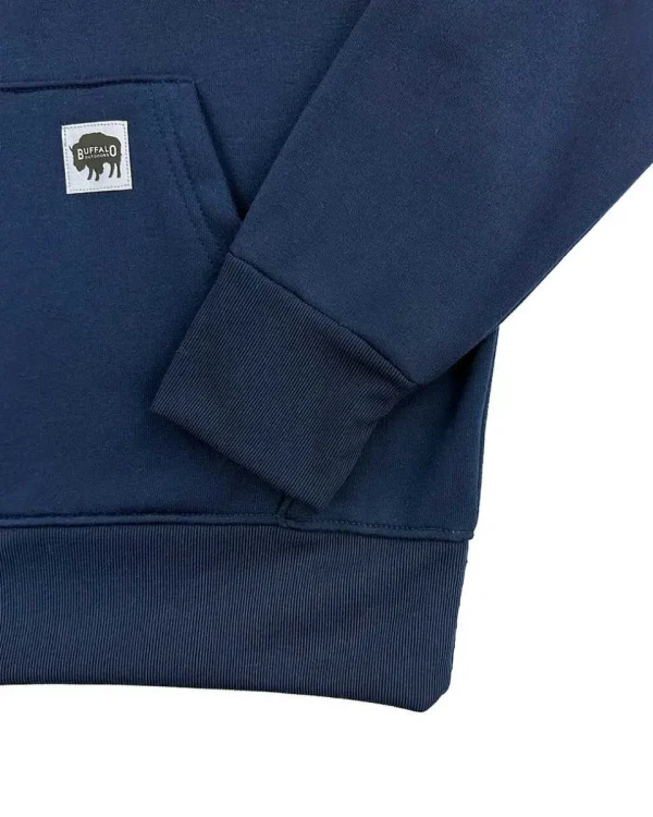Buffalo Outdoors Hoodies & Sweatshirts For Men^® Workwear American Flag Hooded Sweatshirt-Navy/Red