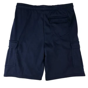 Buffalo Outdoors Men's Shorts^® Workwear Fleece Lined All-Season Shorts-Navy Blue