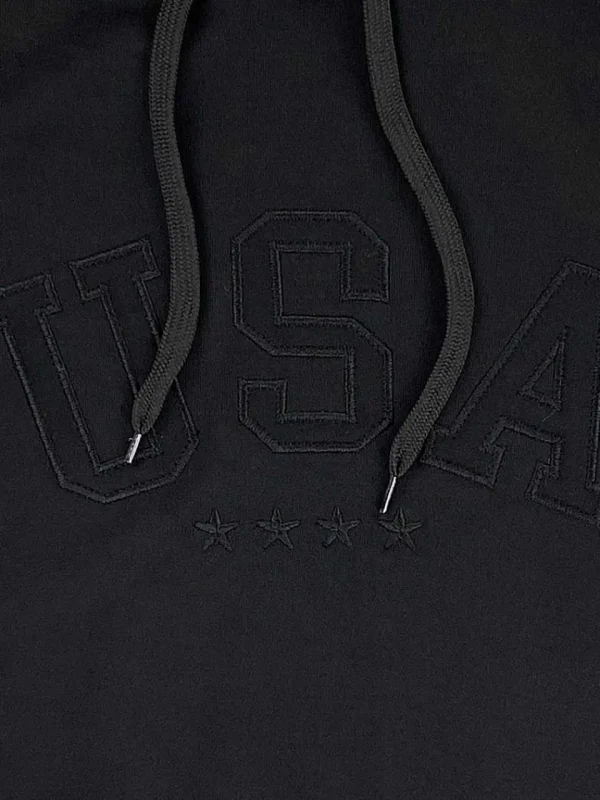 Buffalo Outdoors Hoodies & Sweatshirts For Men^® Workwear Men's Blackout Edition Usa Patch Hooded Sweatshirt