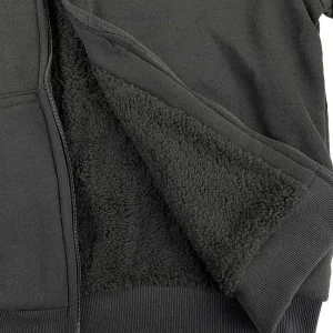 Buffalo Outdoors Hoodies & Sweatshirts For Men^® Workwear Men's Sherpa Lined Hooded Sweatshirt-Black