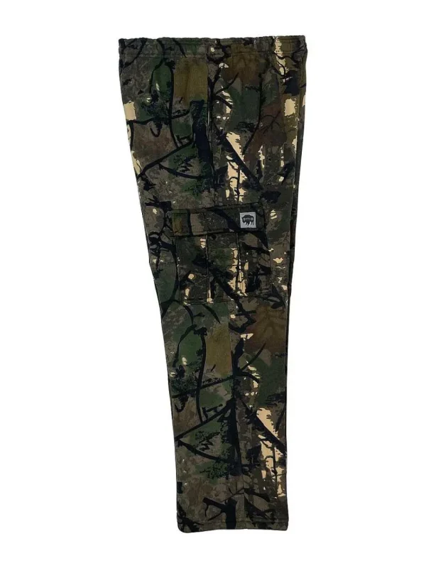 Buffalo Outdoors Pants^® Workwear Fleece Camo Cargo Pants