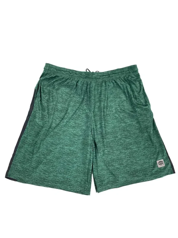 Buffalo Outdoors Men's Shorts^® Workwear Men's Comfort Fit Athletic Short-Green Marl