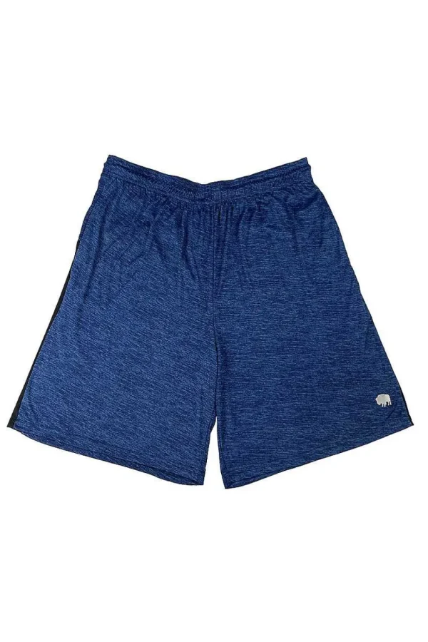 Buffalo Outdoors Men's Shorts^® Workwear Comfort Fit Athletic Shorts-Navy Blue