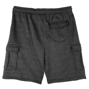 Buffalo Outdoors Men's Shorts^® Workwear Fleece Lined All-Season Shorts-Charcoal