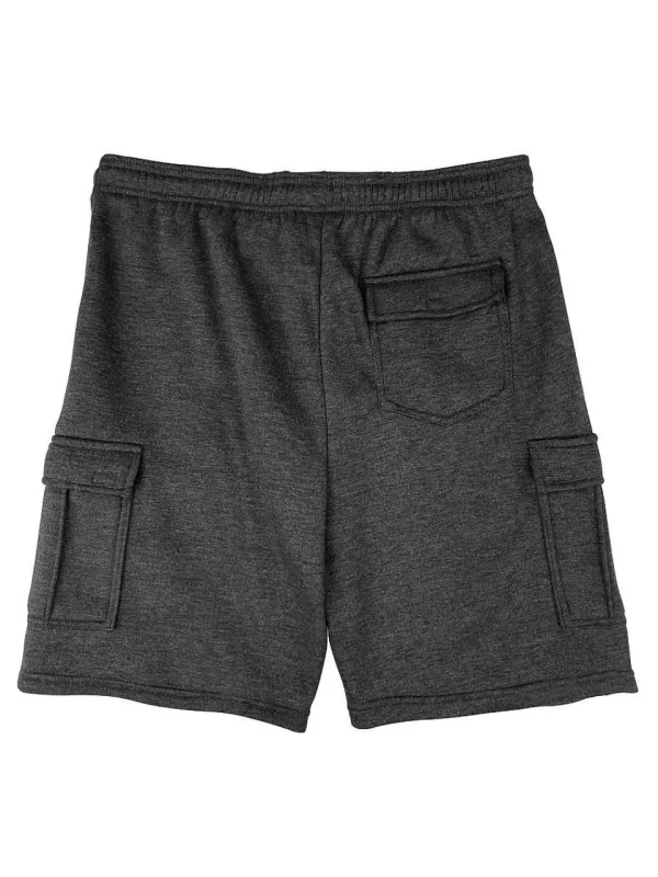 Buffalo Outdoors Men's Shorts^® Workwear Fleece Lined All-Season Shorts-Charcoal