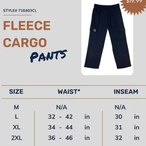 Buffalo Outdoors Pants^® Workwear Fleece Camo Cargo Pants
