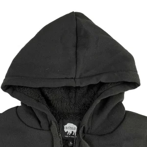 Buffalo Outdoors Hoodies & Sweatshirts For Men^® Workwear Men's Sherpa Lined Hooded Sweatshirt-Black