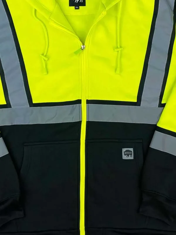Buffalo Outdoors Hoodies & Sweatshirts For Men^® Workwear Class 2 Hi Vis Reflective Hd Safety Hoodie