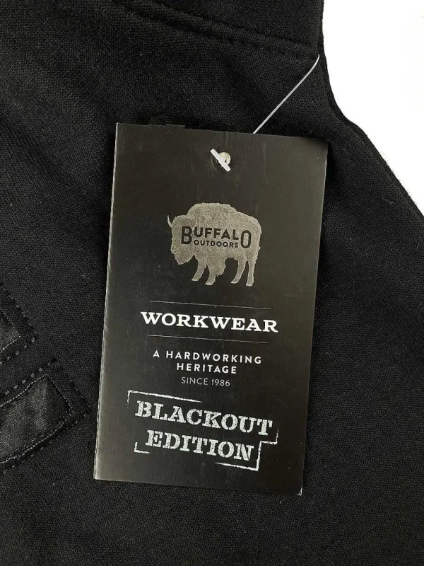 Buffalo Outdoors Hoodies & Sweatshirts For Men^® Workwear Men's Blackout Edition Usa Patch Hooded Sweatshirt